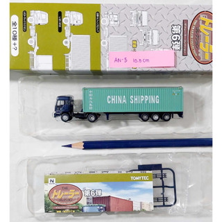 Pre-Owned item N Gauge Tomytec 1/150 ❄️ AN-5 Container tracking China Shipping Truck สินค้ามือ 2 Lot ญี่ปุ่น กล่องไม่สวย