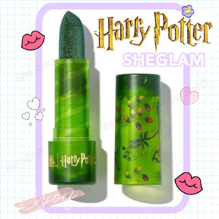 𝗛𝗮𝗿𝗿𝘆 𝗣𝗼𝘁𝘁𝗲𝗿 Gifted Herbologist Glitter Lipstick Glitter ลิขสิทธิ์แท้ 100% Sheglam X Harry potter พร้อมส่ง