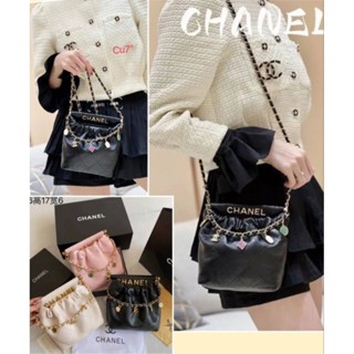 **พร้อมส่ง** กระเป๋า CHANEL กระเป๋าสะพาย size 8" พร้อมกล่อง