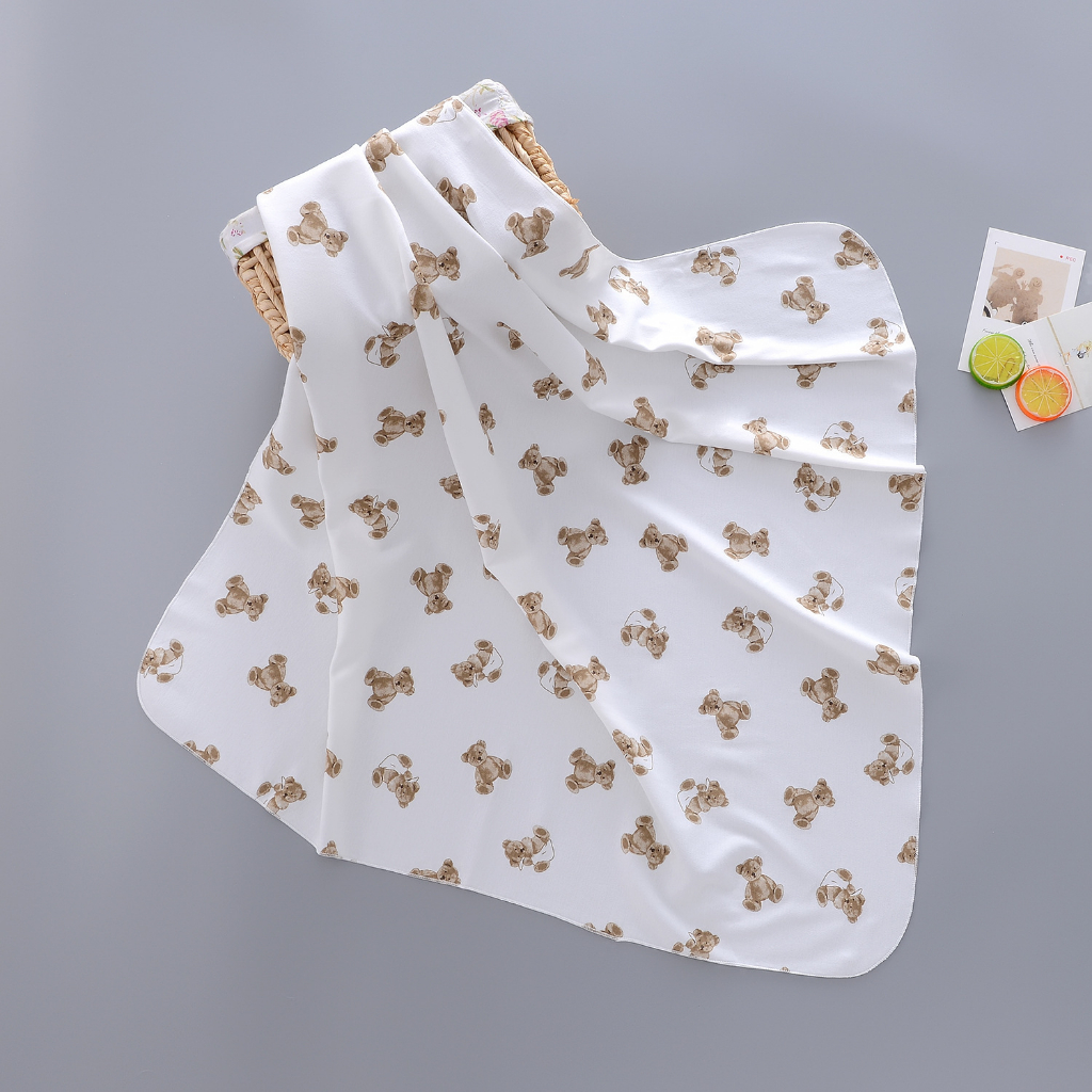 (80x80cm) ผ้าห่อตัว ผ้าเช็ดตัวคอตตอน Cotton สำหรับเด็กแรกเกิด  Baby swaddle SWD80