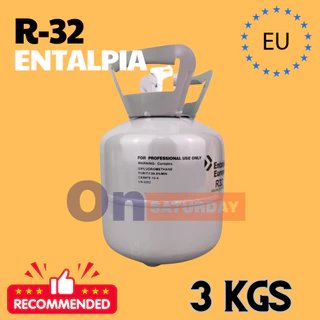 น้ำยาแอร์ R32 แบรนด์ Entalpia บรรจุน้ำยา​ 3 กก.​ ของแท้ยุโรป​ มาตรฐานระดับสากล