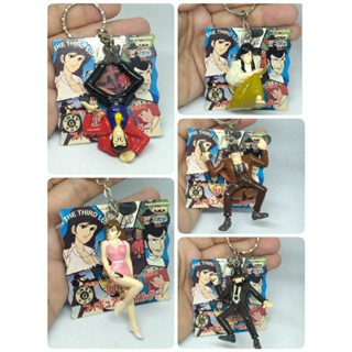 ฟิกเกอร์ พวงกุญแจ ลูแปง ที่3 Set5ชิ้น แท้ Banpresto 1997