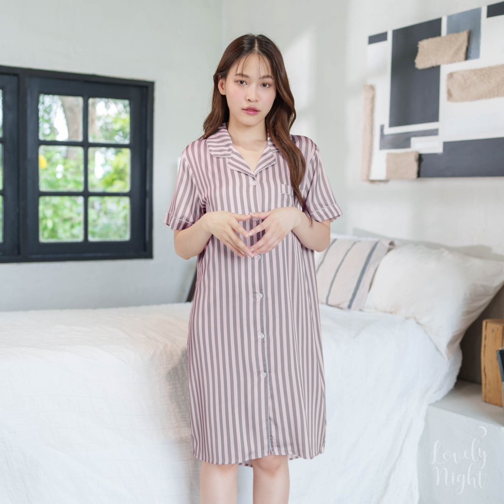 #ชุดนอนผ้าไหมซาติน #ชุดนอนหรู #ชุดนอนสบาย #ชุดนอนไซส์ใหญ่ #ชุดนอนใส่สบาย