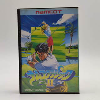 NAMCO CLASSIC II 2 namcot Golf ไม่มีตลับ คู่มือ Famicom [FC]