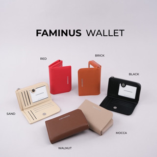 (ใส่โค้ด DBASMD ลด 124.-) Faminus Wallet กระเป๋าสตางค์ใบกลาง