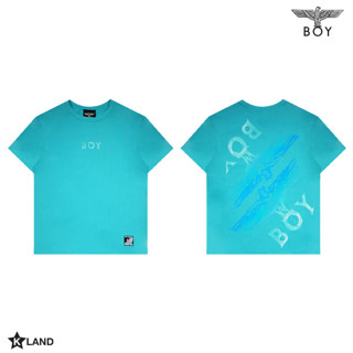 BOY LONDON บอย ลอนดอน T-SHIRT เสื้อยืด คอกลม ของแท้ 100% (BOY22TS1922N)