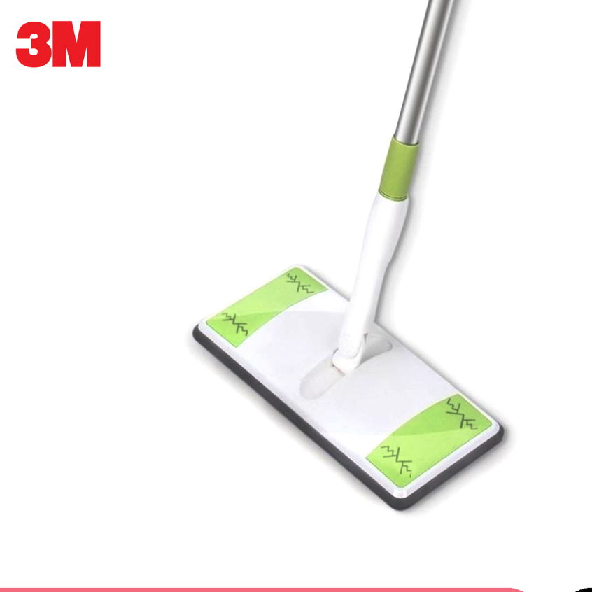 3M Scotch-Brite Easy Sweeper Plus ไม้ม็อบดันฝุ่น สก็อตไบร์ท ชุดไม้ดันฝุ่นอีซี่สวีปเปอร์พลัส ถูพื้นได