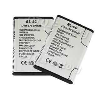 แบตเตอรี่ รุ่น BL-5C Li-ion 3.7V 800mAh แบต BL-5C แบตเตอรี่่BL-5C แบตวิทยุ แบตเตอรี่ลำโพงวิทยุ V-899,T-205แบตวิทยุในร้าน