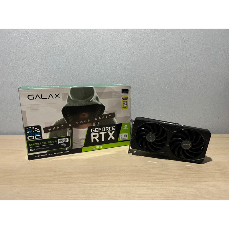 GALAX Geforce RTX3070Ti LHR 1-Click OC 8GB GDDR6X (สินค้ามือสอง/ผ่อนชำระได้)