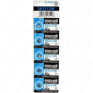 แบตเตอรี่ Battery SR521SW 379 Maxell 1.55V (Pack5)