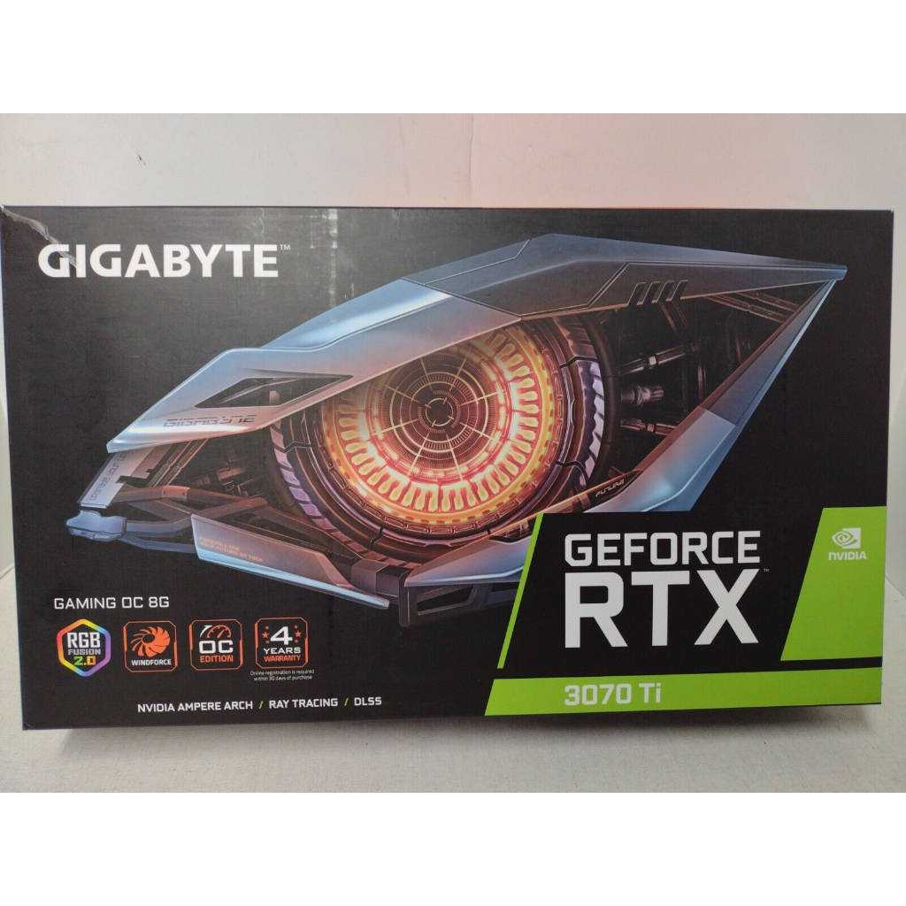 GIGABYTE Nvidia GeForce RTX 3070 Ti GAMING OC 8GB GDDR6X Graphics Card