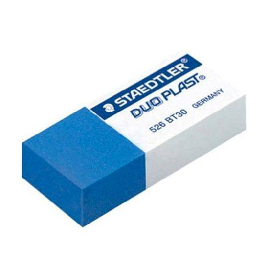 ยางลบ STAEDTLER DUO PLAST Eraser ยางลบดินสอ/ปากกา สเต็ทเลอร์ ดูโอพลาส 2 in 1 526 BT30