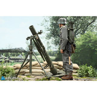 DID 1/6 : - E60074G (green) WWII German 12cm Granatwerfer 42 mortar