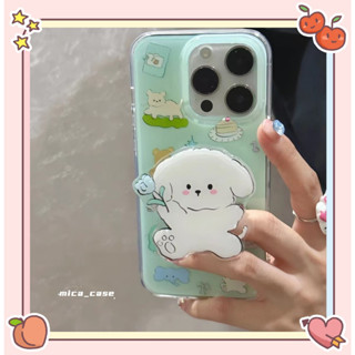 🐱‍🐉จัดส่งภายใน 24 ชม🌹 เคสไอโฟน 11 12 13 14 Pro Max ลูกสุนัข การ์ตูน ความนิยม แฟชั่น เรียบง่าย Case for iPhone ผลิตภัณฑ์ร