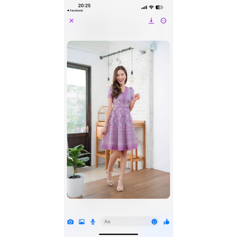 La sistersมือสอง#dress#ชุดผ้าไทย