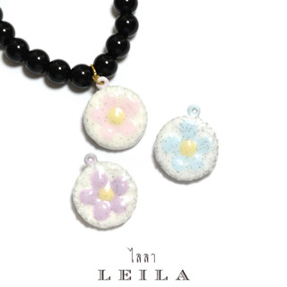 Leila Amulets ดอกสวรรค์ Baby Leila Collection 02 ห่วงห้อย (พร้อมกำไลหินฟรีตามรูป)
