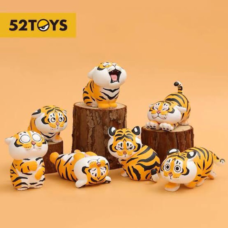 กล่องสุ่ม ขายแยกตัว 52 Toys เสืออ้วน Panghu Tiger ฟิกเกอร์ ของแท้