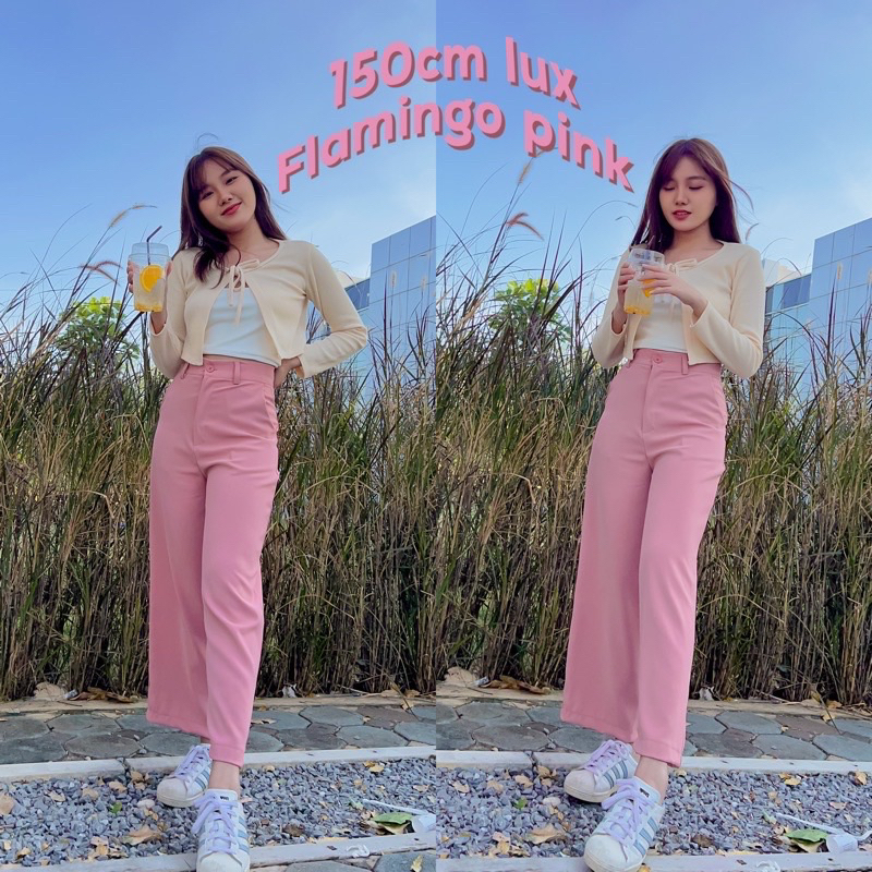 play work กางเกงสีชมพู famingo มือ1