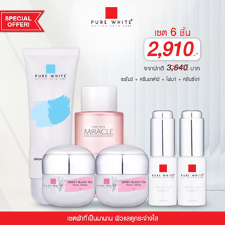 Pure White เซตฝ้ากระ บำรุงหน้าใสราคาส่ง