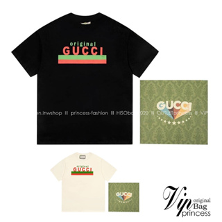 GUCCI T-Shirt / GG T-Shirts เสื้อยืดแบรนด์เนม เสื้อแบรนด์หรู เกรดออริจินอล สลับแท้ ภาพถ่ายจากงานจริง ใช้งานต่างประเทศได้