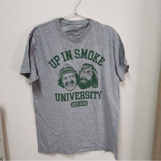 เสื้อมือสอง​ เทา แบรนด์​ cheech chongs ใหม่​ 97% วินเทจ