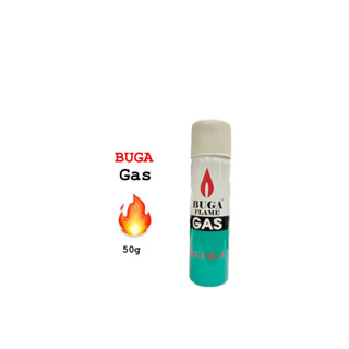 แก๊สกระป๋อง สำหรับเติมไฟแช๊ค BUGA GAS 50g. (ราคาต่อกระป๋อง)