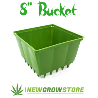 Grow pot + Drip cap | กระถาง+ฝาขนาด 8 นิ้วและฝา Drip Cap สำหรับระบบ Drip System เป็นอุปกรณ์ที่มีความสำคัญในการปลูก