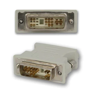 หัวแปลงสัญญาณภาพ DVI 24+5 to VGA /DVI 18+1 to vga/Adapter DVI 24+1 to VGA/ DVI 12+5 to VGA