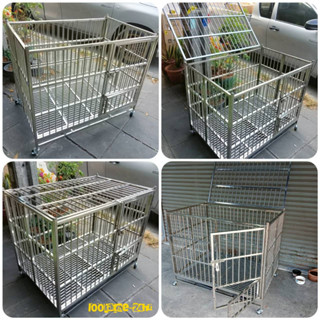 Stainless Steel Cage กรงสแตนเลส grade201 108x70x92cm