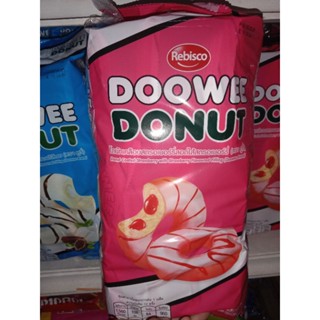 0Doowee Donut  ดูวี่ โดนัท มีไส้ สอดไส้นม /สอดไส้สตอเบอร์รี่   29กรัม X 12ซอง