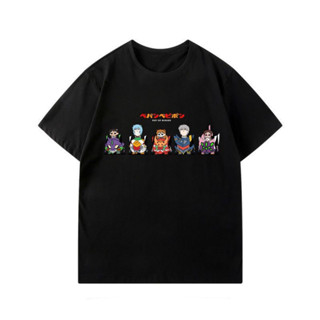 EVA NEON GENESIS EVANGELION เกมอะนิเมะเทรนด์ฤดูร้อนเสื้อยืดแขนสั้นลำลองสำหรับผู้ชายและผู้หญิง