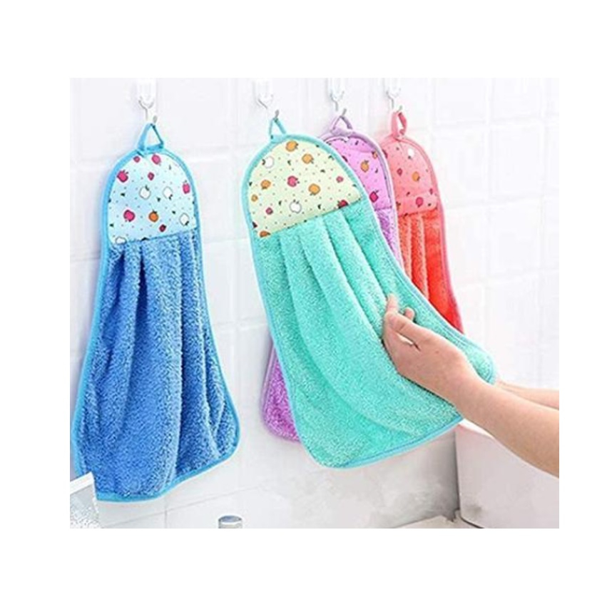 ผ้าเช็ดมือแบบแขวน คละสี