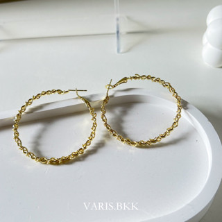 🌸Donut Hoop Earrings-varis.bkk