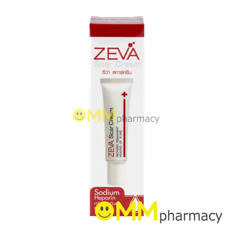 ZEVA Scar Cream 10 g./ 20 g. ครีมลดเลือยรอยด่างดำ รอยเเผลเป็น เเผลนูนคีรอยด์