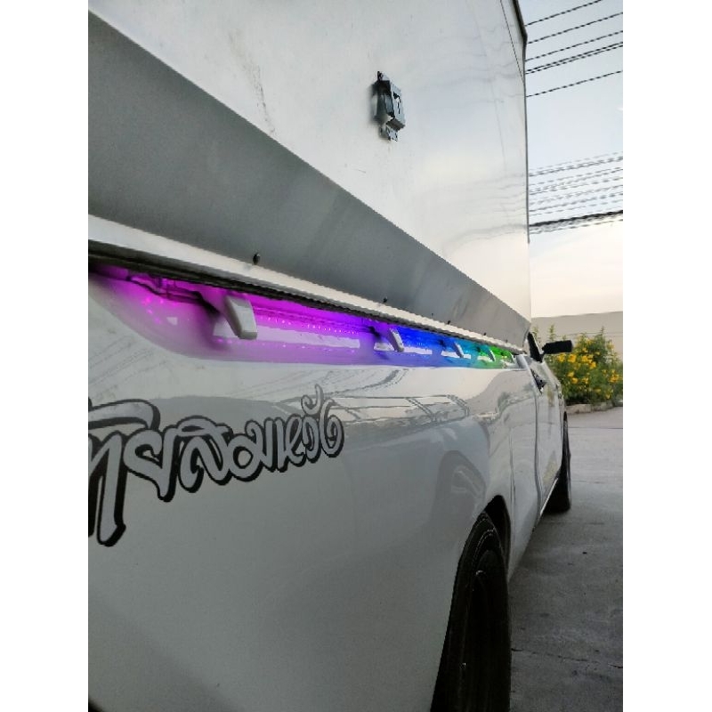 ไฟวิ่ง 12V ไฟเส้นLEDสีรุ้ง Ws2811 RBG-Full color
