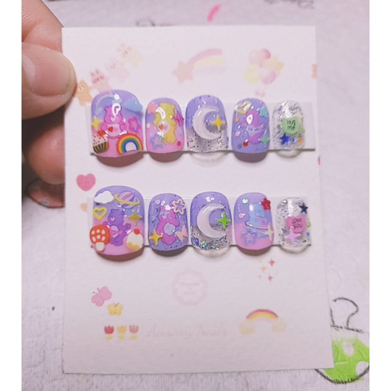 เล็บปลอมงานเจลแท้แคร์แบร์