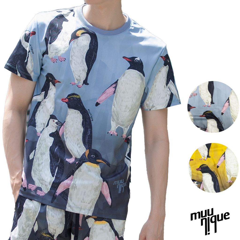 MUUNIQUE JP.T-shirt เสื้อยืด รุ่น Penguins เพนกวิน