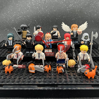 Chainsaw Man Denji Mini Figure รุ่นประกอบของเล่นอาคาร ของเล่นสร้างเลโก