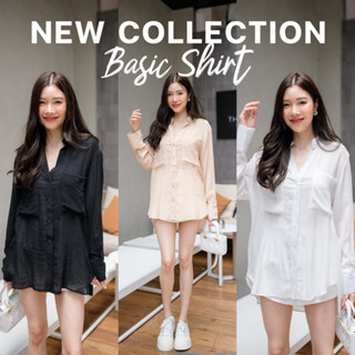 Basic Shirt (เสื้อเชิ้ตคอจีน #A505)