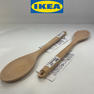 IKEA อิเกีย RÖRT เริร์ท ช้อนเสิร์ฟ, กลม/ไม้บีช