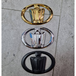 ราคาต่อ 1 ชิ้น โลโก้มงกุฏ โตโยต้า คราวน์ ขนาด 11.5 cm TOYOTA Crown Rear Oval Emblem logo3D MAJESTA ATHLETE