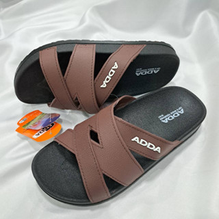 C22 รองเท้าแตะ ADDA รุ่น 16101-M1 สายไขว้นิ่ม พื้นแน่นหนึบ ทนทาน Sz. 39-43