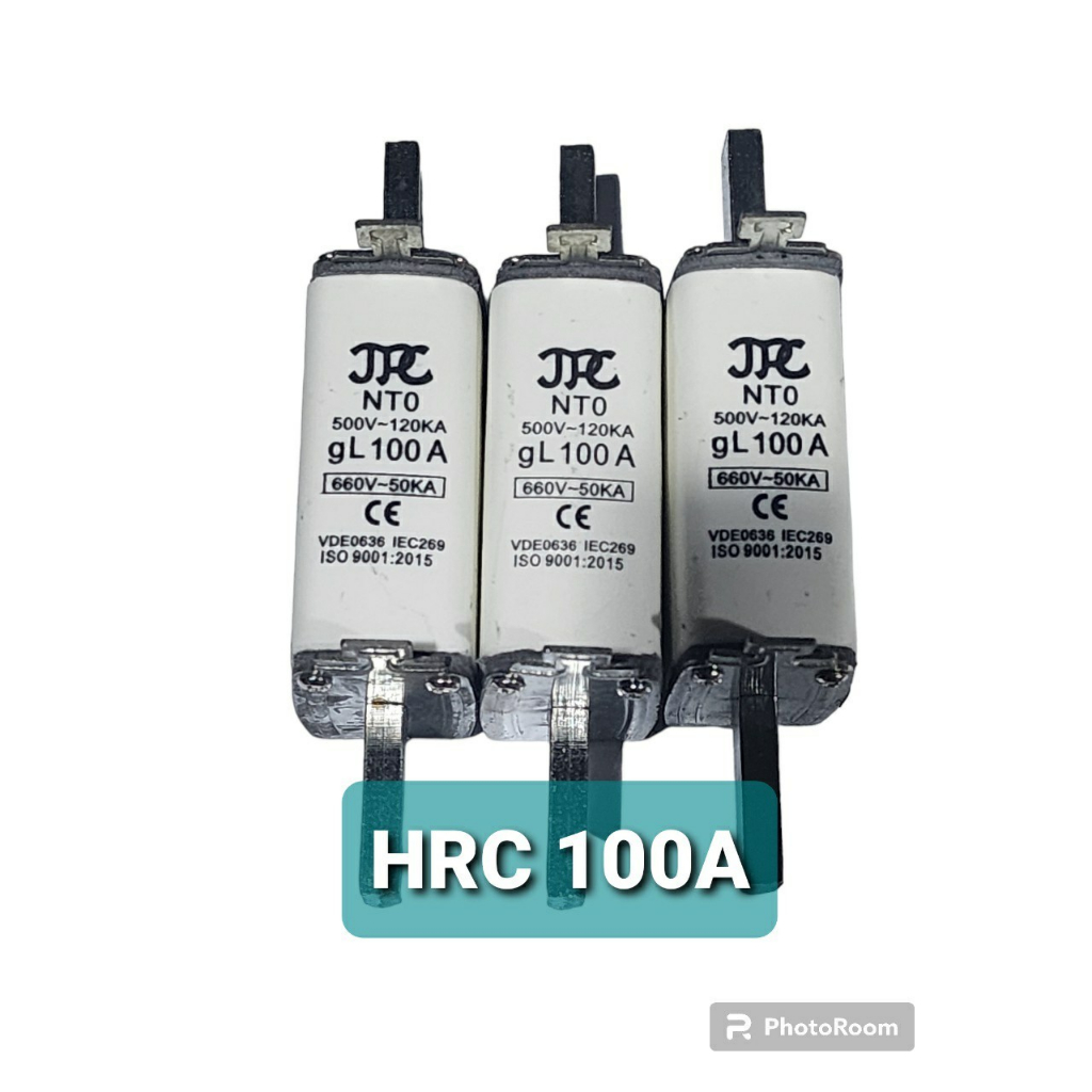 HRC FUSE 100A ฟิวส์แรงต่ำ ใช้กับ LT Switch