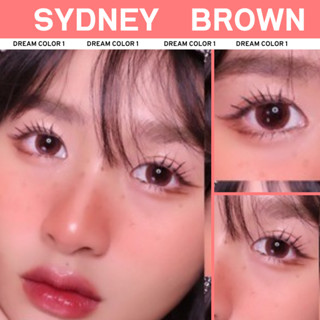 sydney brown เลนส์ตาโตสีนเำตาลแดงแบบฉ่ำๆ