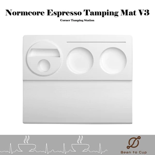 NORMCORE Espresso Corner Tamping Station V3 Black / White / แผ่นวาง แผ่นยางรองแทมป์กาแฟ 53-58.5 mm