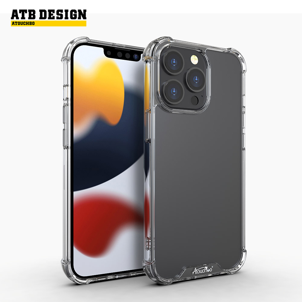 AtouchBo เคสกันกระแทก iPhone 14/14 Pro/14 Pro Max / 13/13 Pro/13 Pro Max / 12 Pro/12 Pro Max เคสกันกล้อง เคสใส KingKong