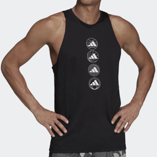 เสื้อกล้ามวิ่ง Adidas Run Logo Tank Top เสื้อกล้ามอาดิดาส สินค้าแท้ 100%