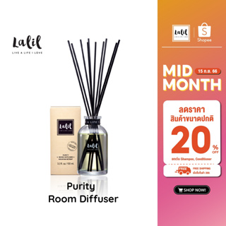 LALIL Purity Room Diffuser 100ml (น้ำหอมตั้งโต๊ะ หอมสบาย เพิ่มสมาธิ)