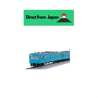 Tomix N Gauge J.R. Series 103 West Japan ชุดโมเดลรถไฟ สีดํา สีฟ้า 98495