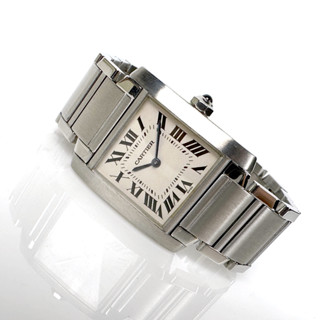 นาฬิกามือสอง CARTIER Tank Française 2301 Small Model Quartz สำหรับสตรี ขนาดตัวเรือน 25x30 mm. (Pre-owned)